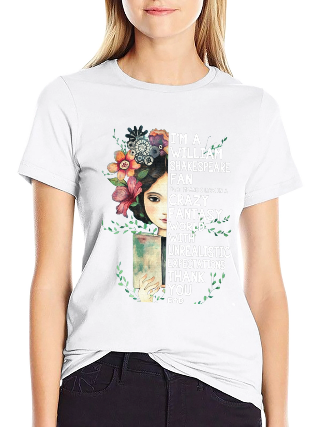Shakespeare Fan T-Shirt Crazy Fantasy World Tee