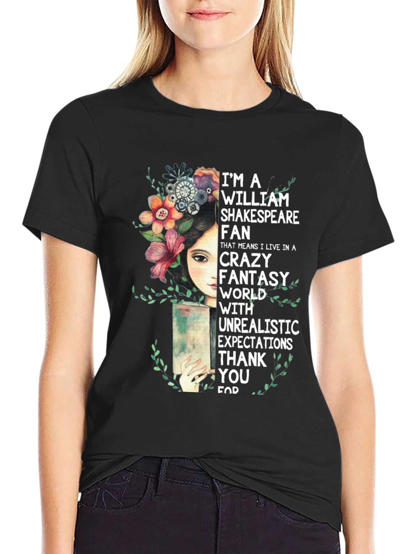 Shakespeare Fan T-Shirt Crazy Fantasy World Tee