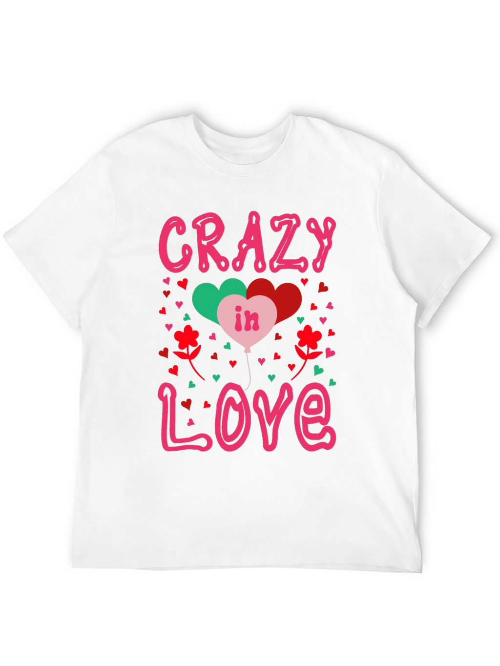 Crazy in Love Valentines Graphic Tee