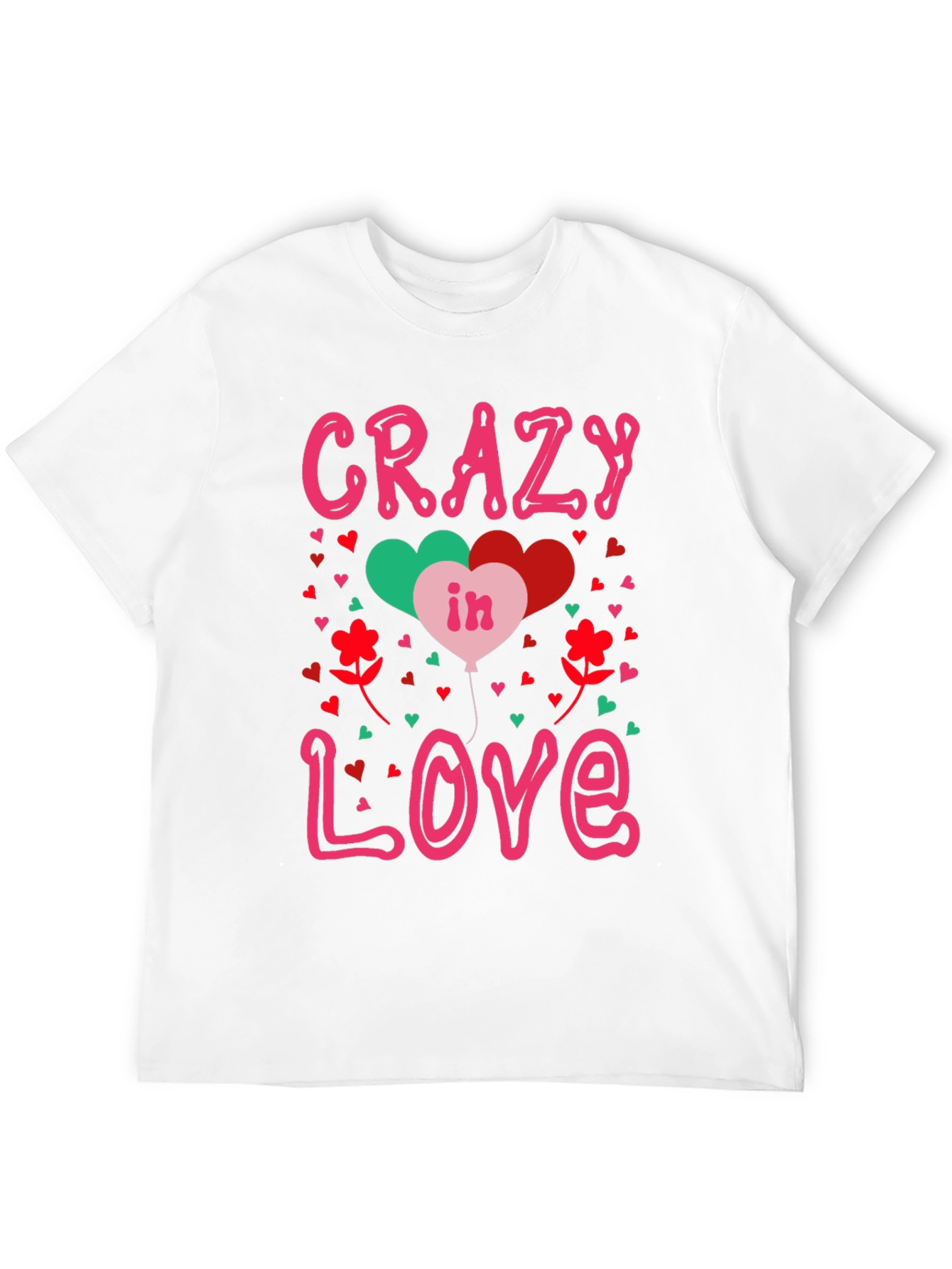 Crazy in Love Valentines Graphic Tee