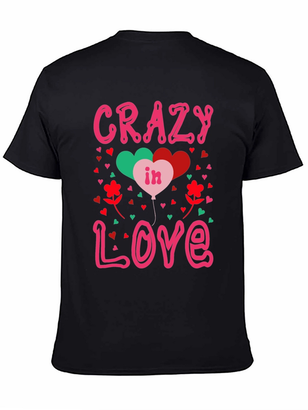 Crazy in Love Valentines Graphic Tee