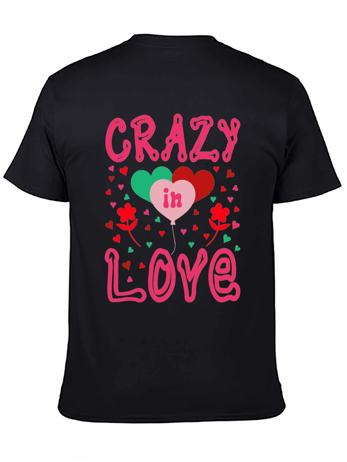 Crazy in Love Valentines Graphic Tee