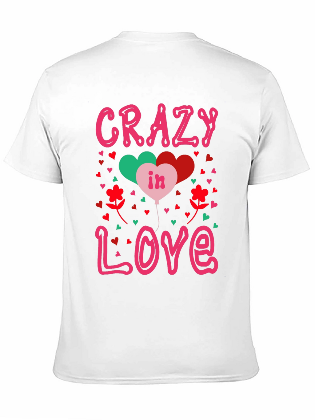 Crazy in Love Valentines Graphic Tee