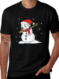 Festive Snowman Dab T-Shirt