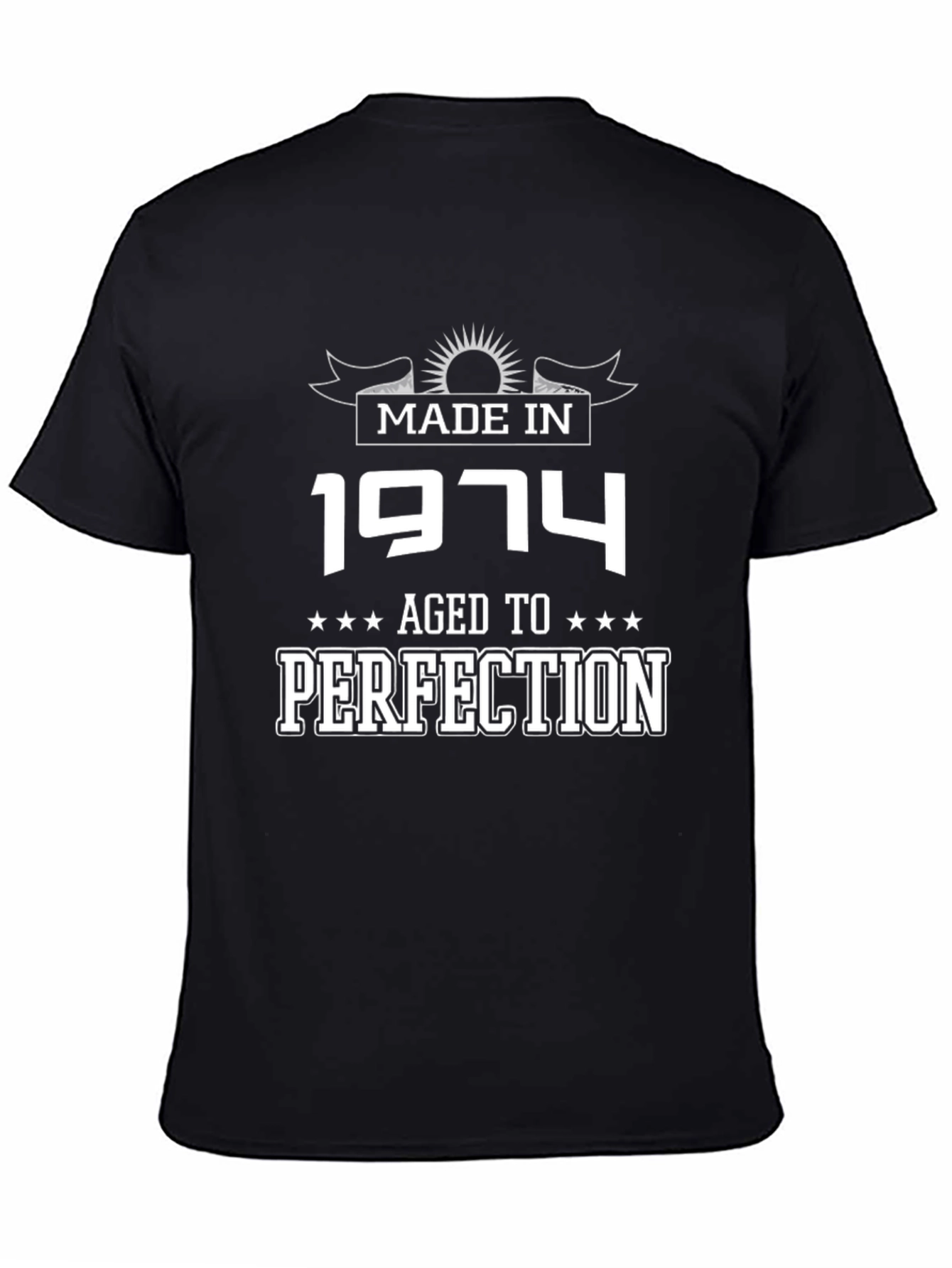 Made in 1974 Aged To Perfection Graphic T-Shirt