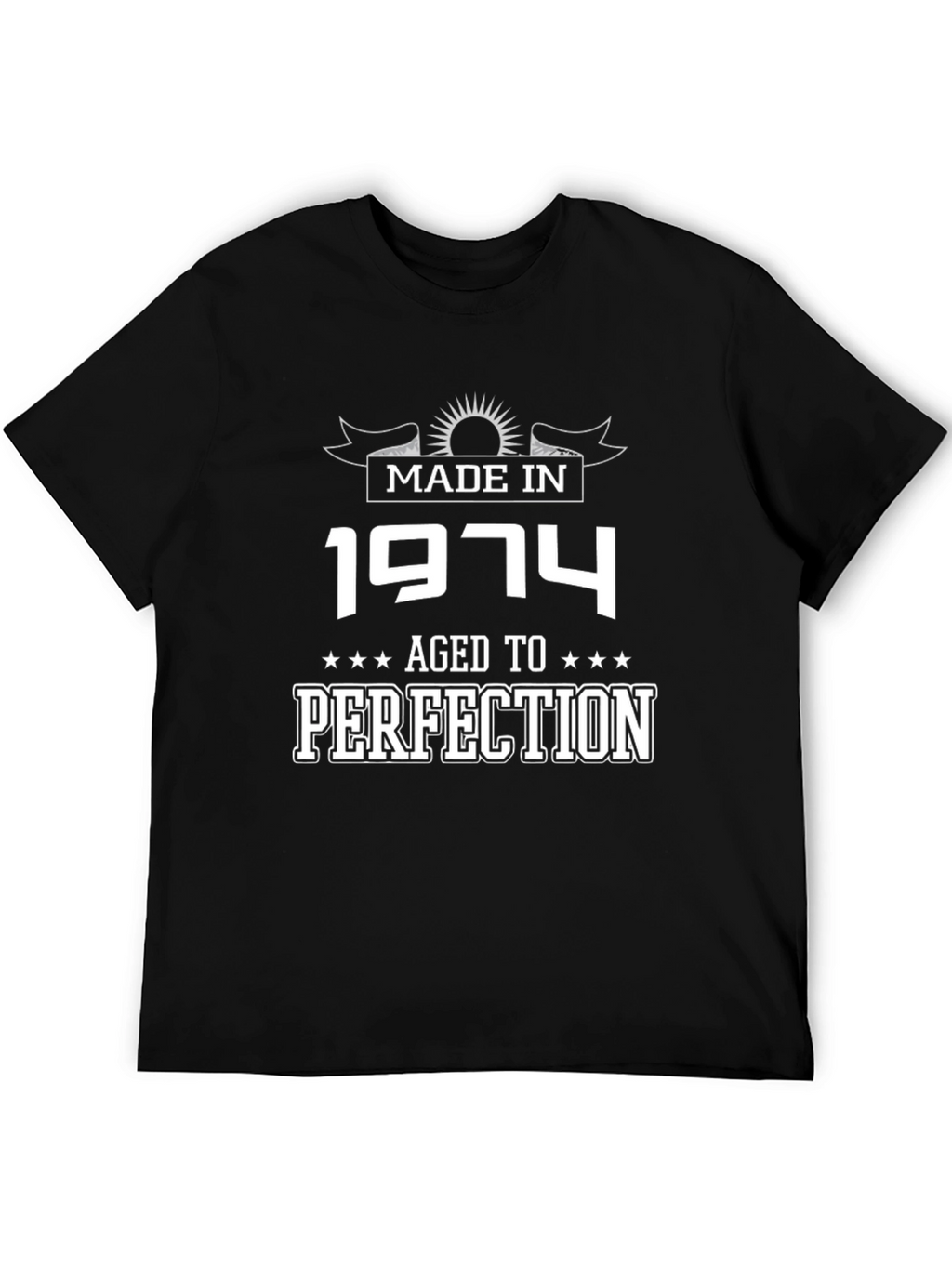 Made in 1974 Aged To Perfection Graphic T-Shirt
