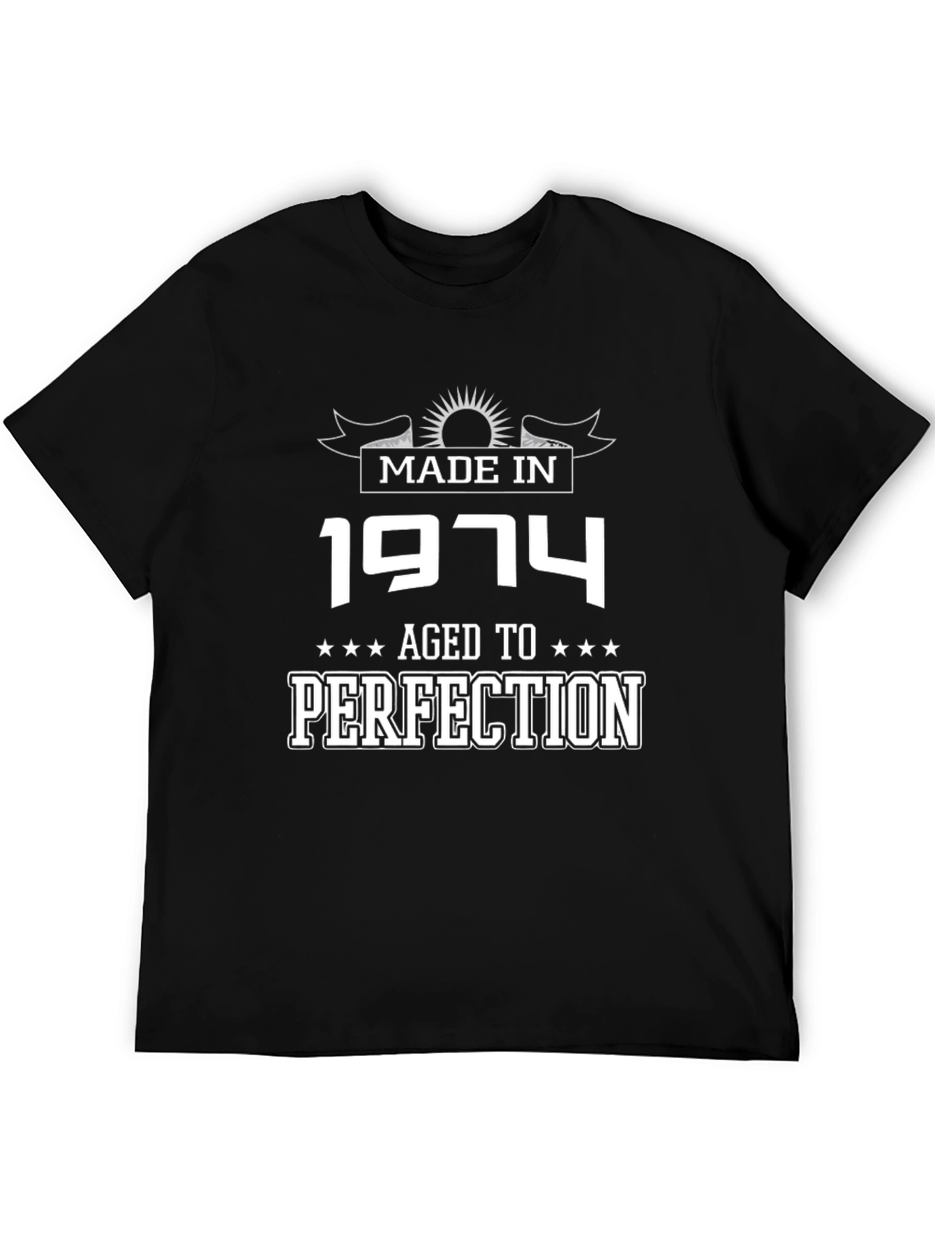 Made in 1974 Aged To Perfection Graphic T-Shirt