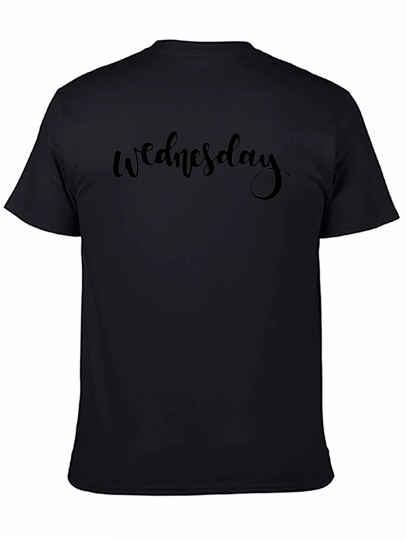 Wednesday Graphic Tee - Casual Black T-Shirt