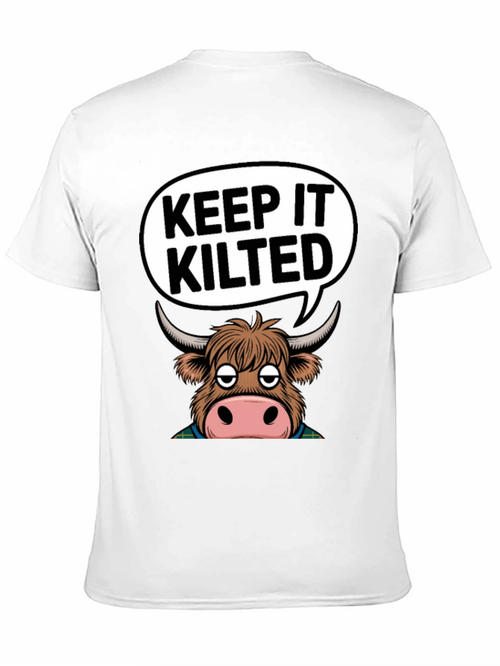 Keep It Kilted Highland Cow Graphic T-Shirt