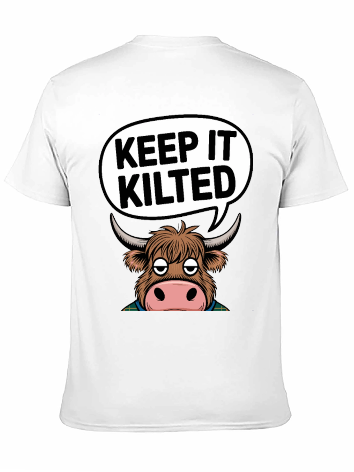 Keep It Kilted Highland Cow Graphic T-Shirt