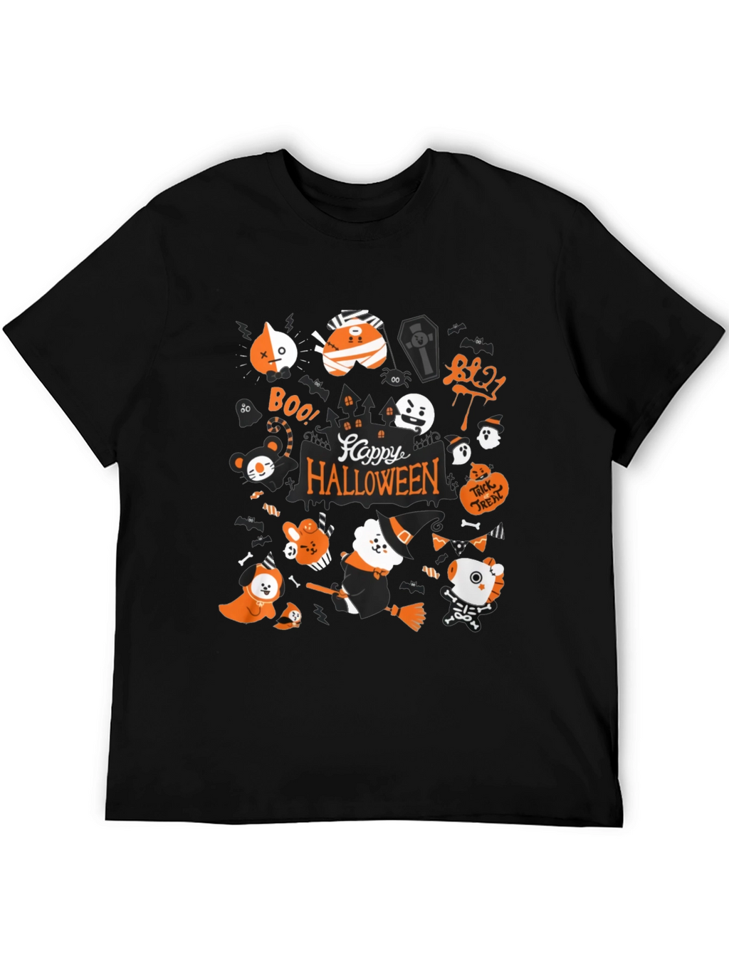 Happy Halloween BT21 Graphic Tee