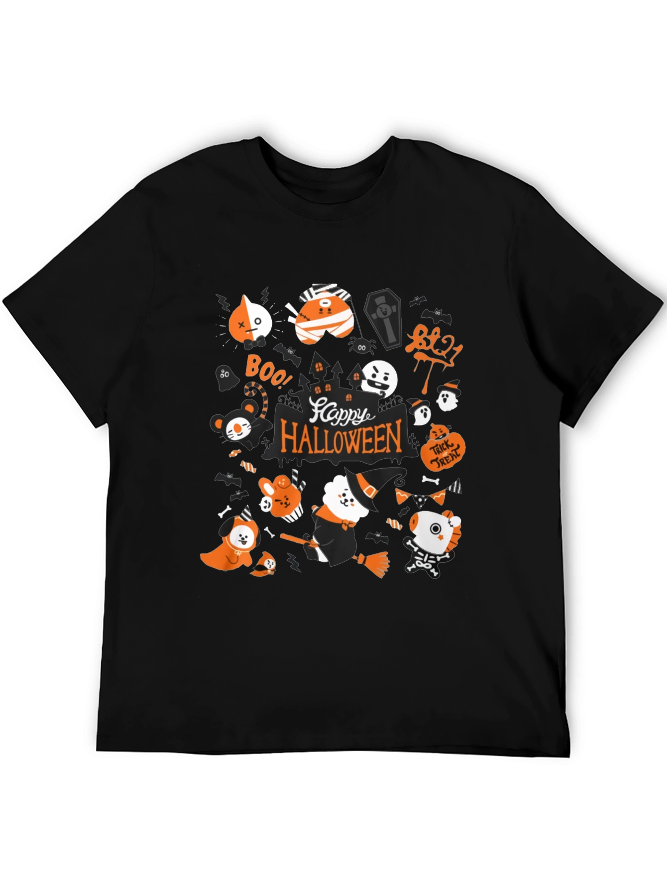 Happy Halloween BT21 Graphic Tee