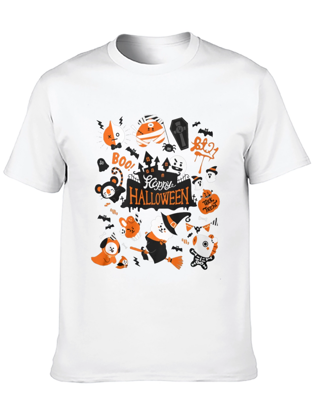 Happy Halloween BT21 Graphic Tee
