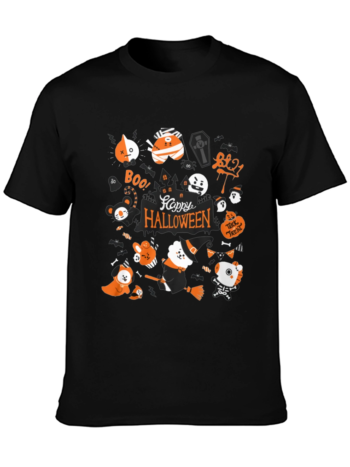 Happy Halloween BT21 Graphic Tee