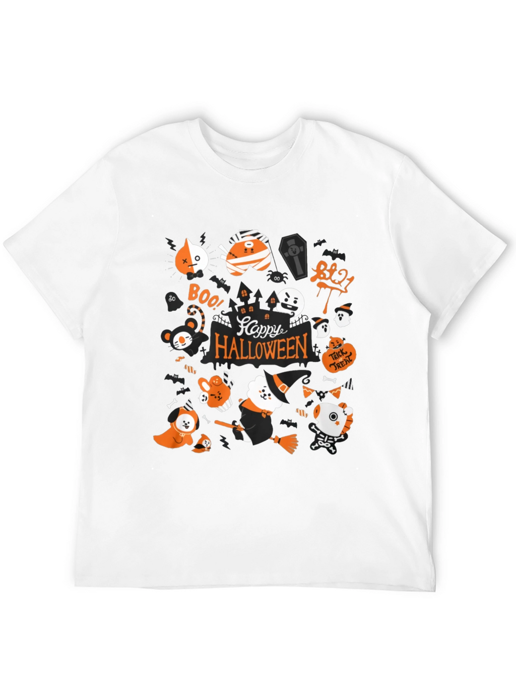 Happy Halloween BT21 Graphic Tee