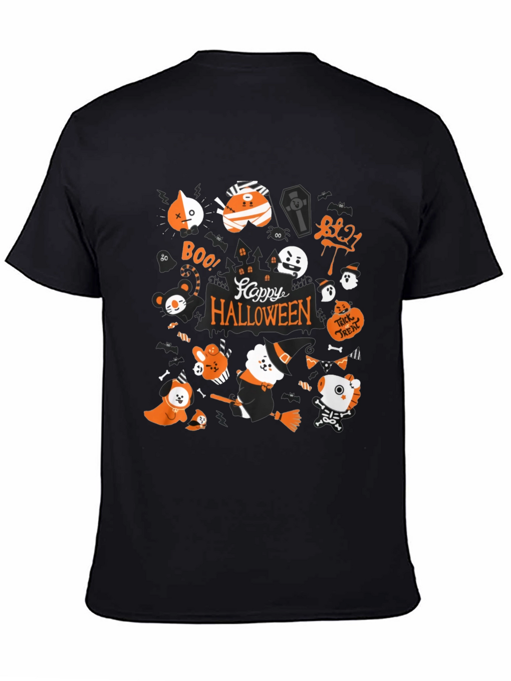 Happy Halloween BT21 Graphic Tee