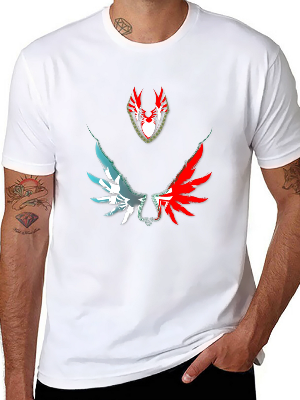 Winged Emblem Graphic Tee
