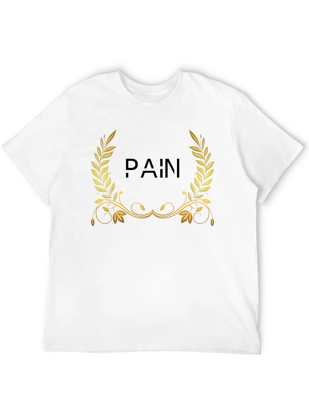 Pain Wreath Graphic T-Shirt - Black