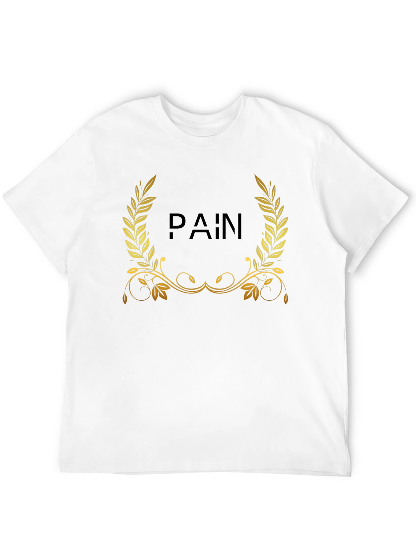 Pain Wreath Graphic T-Shirt - Black