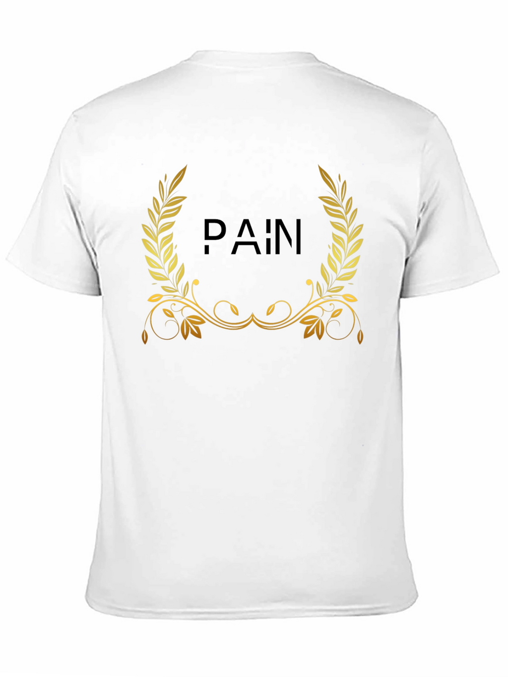Pain Wreath Graphic T-Shirt - Black