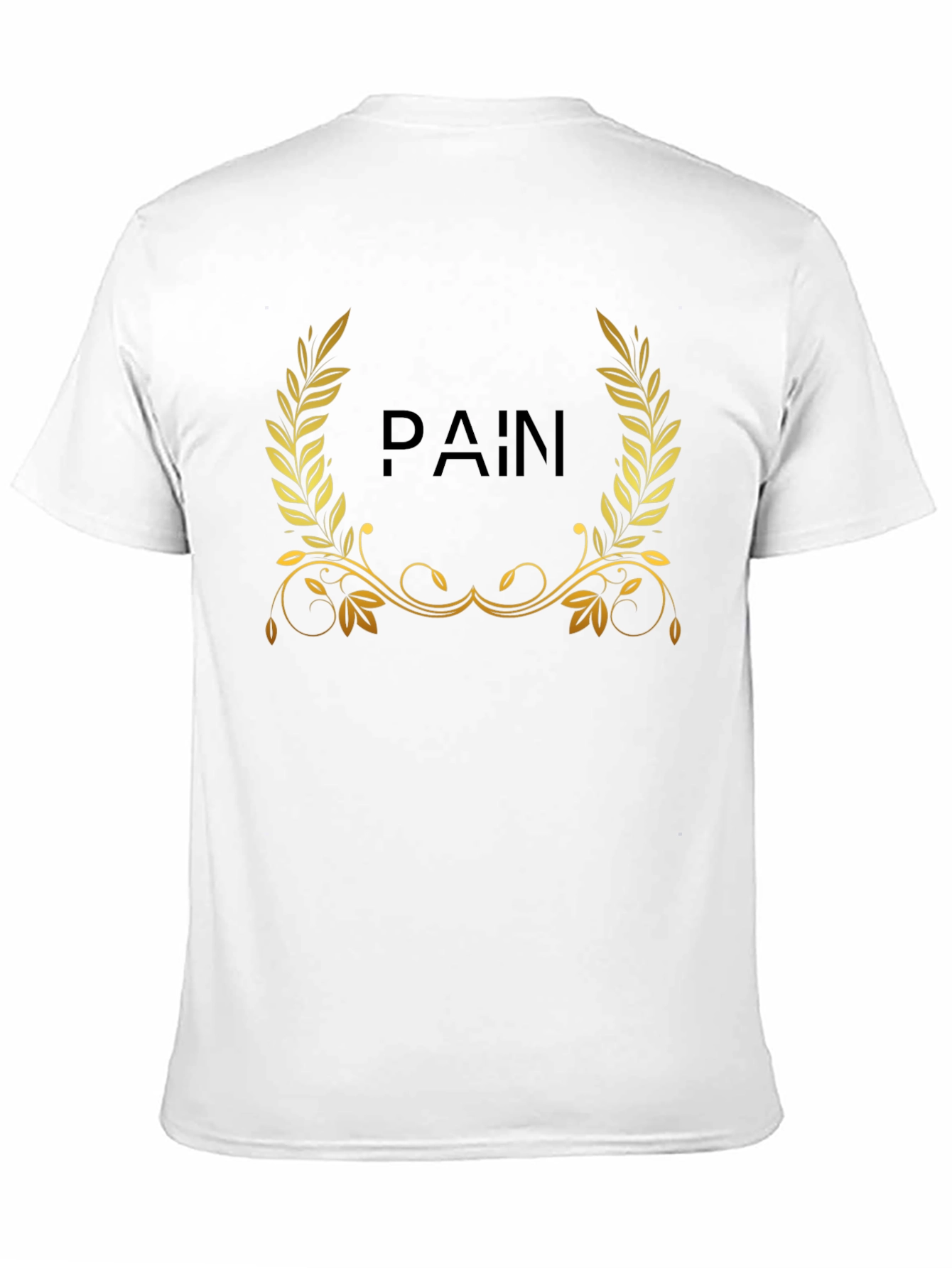 Pain Wreath Graphic T-Shirt - Black
