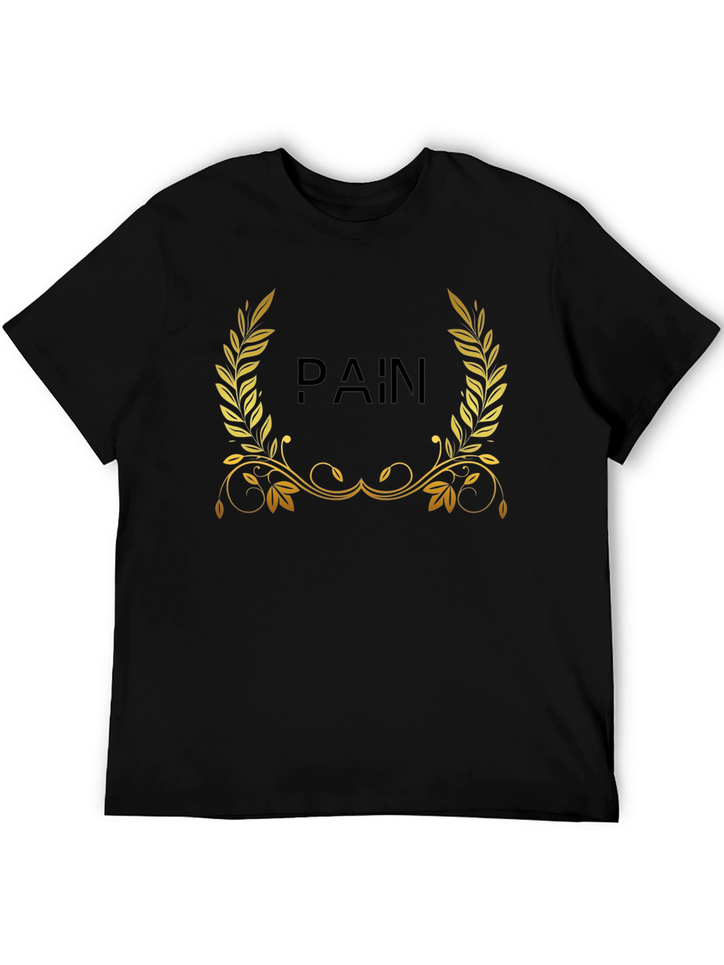 Pain Wreath Graphic T-Shirt - Black