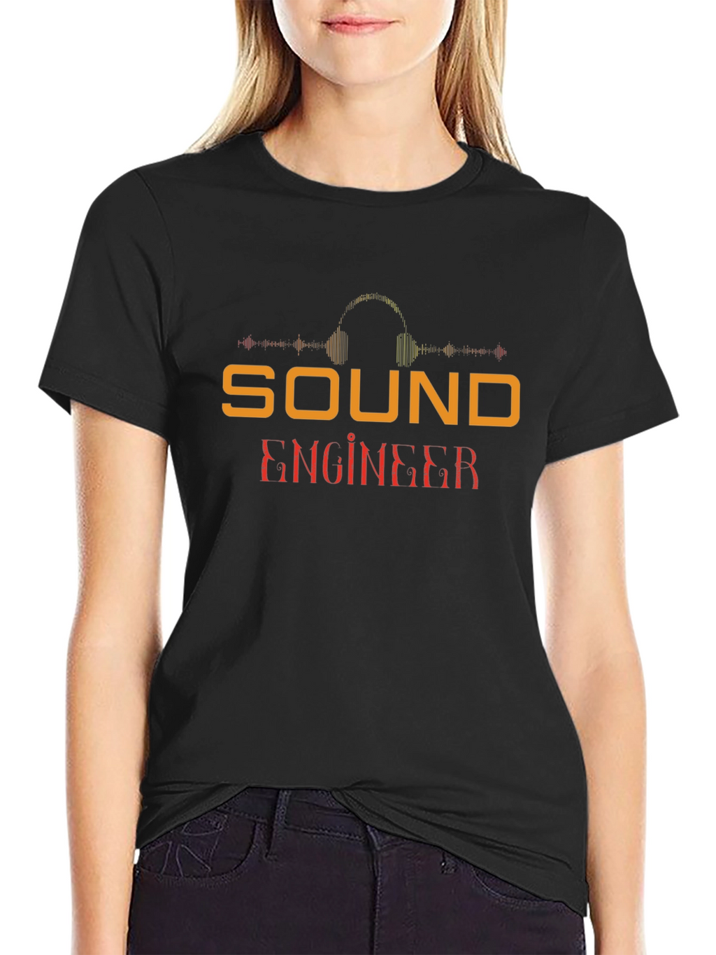 Sound Engineer T-Shirt - Black Graphic Tee