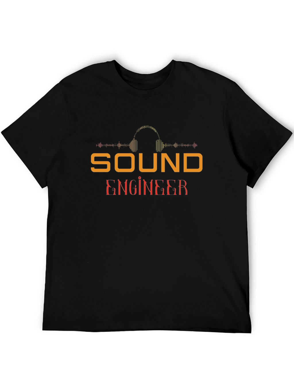 Sound Engineer T-Shirt - Black Graphic Tee