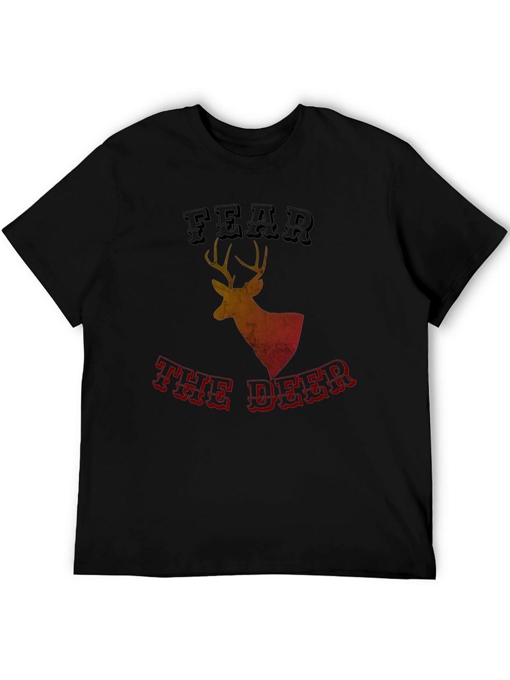 Fear the Deer Graphic Tee - Black