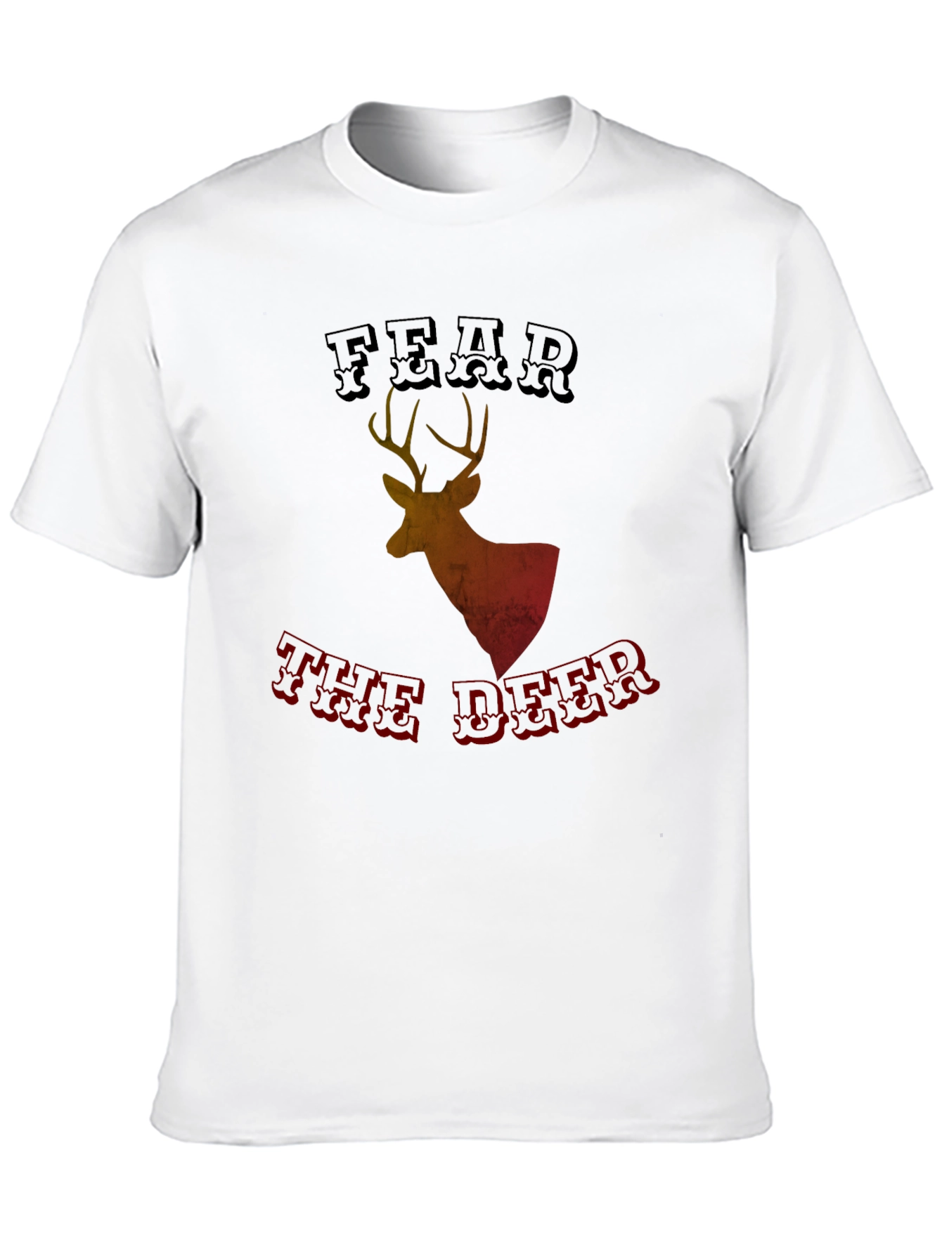 Fear the Deer Graphic Tee - Black