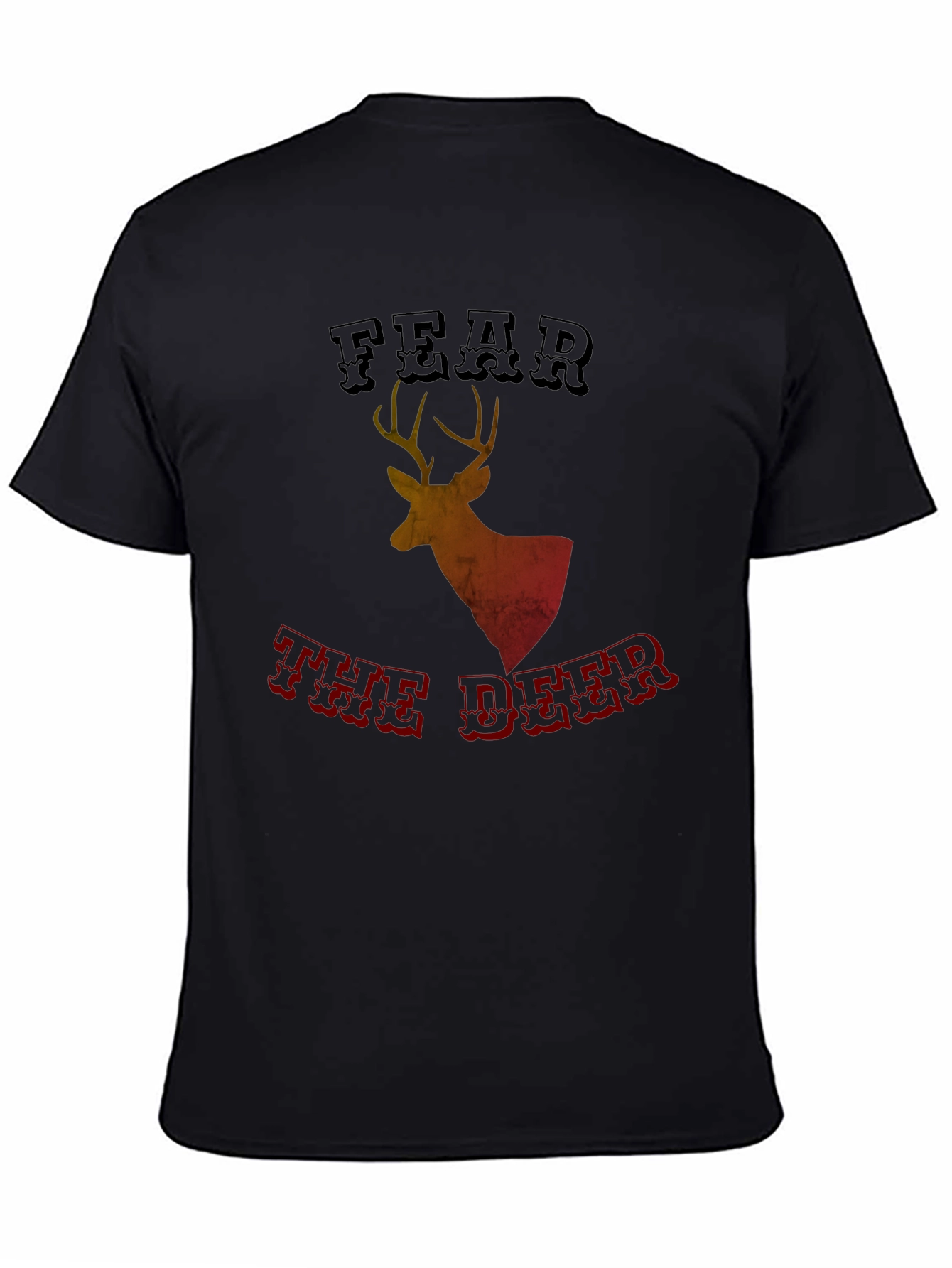 Fear the Deer Graphic Tee - Black