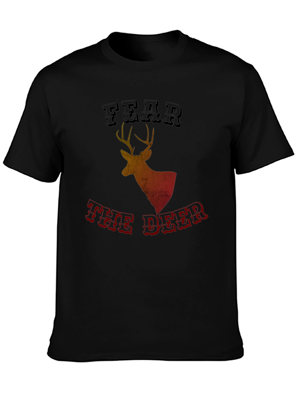 Fear the Deer Graphic Tee - Black