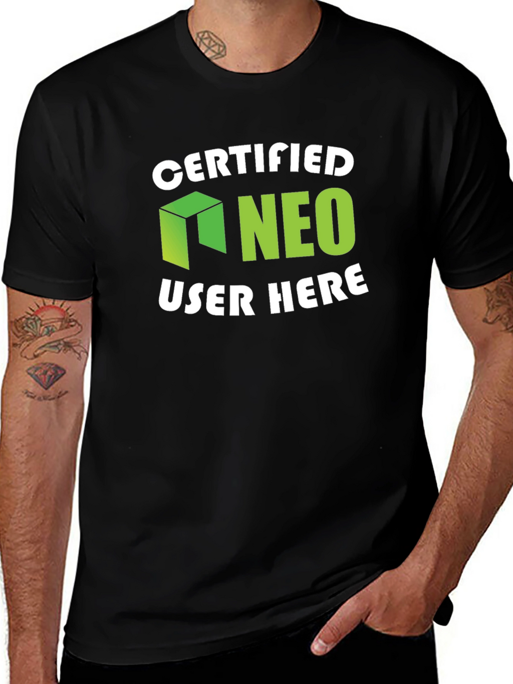 Certified NEO User Here Graphic T-Shirt
