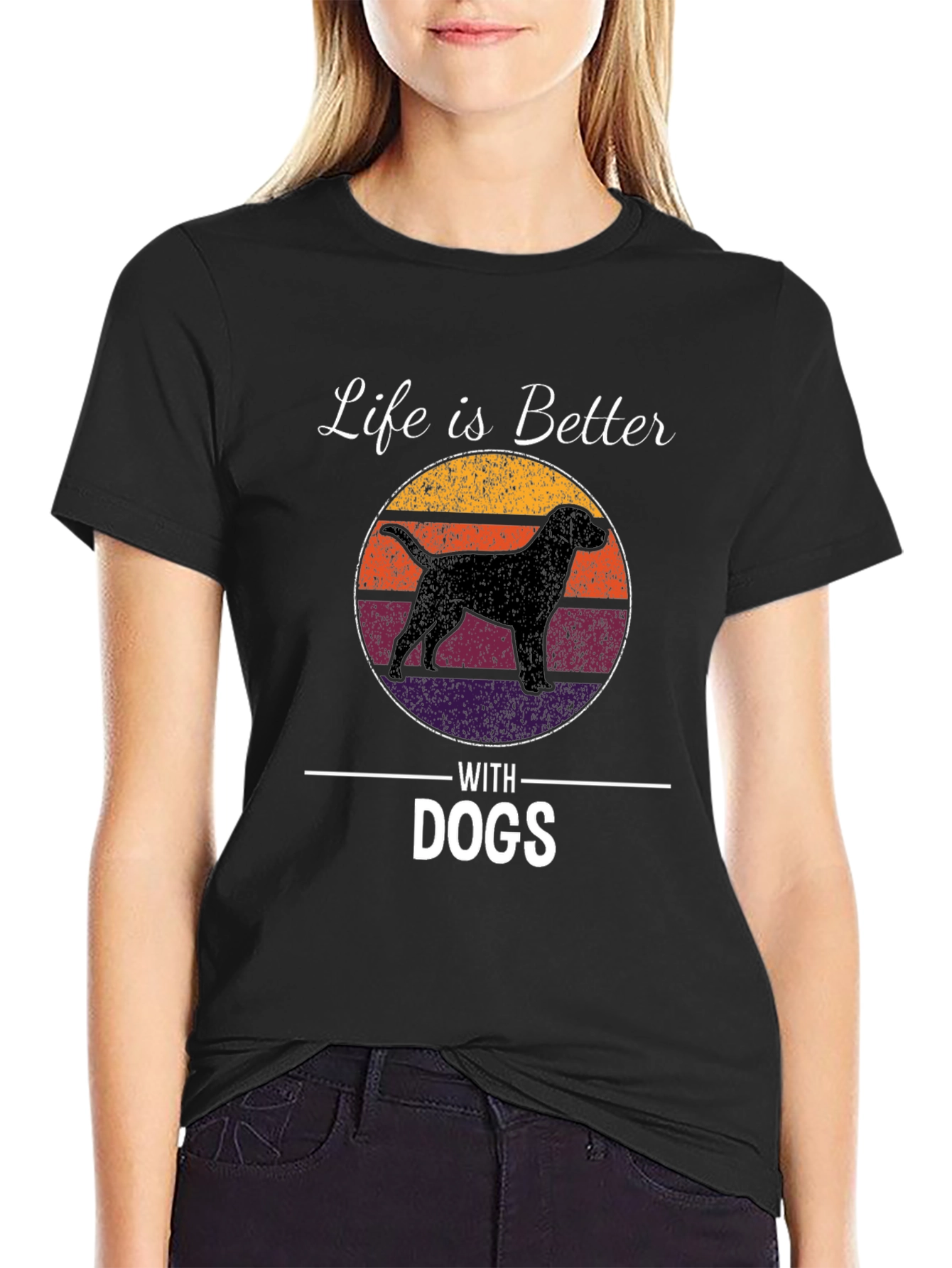 Life is Better With Dogs T-Shirt