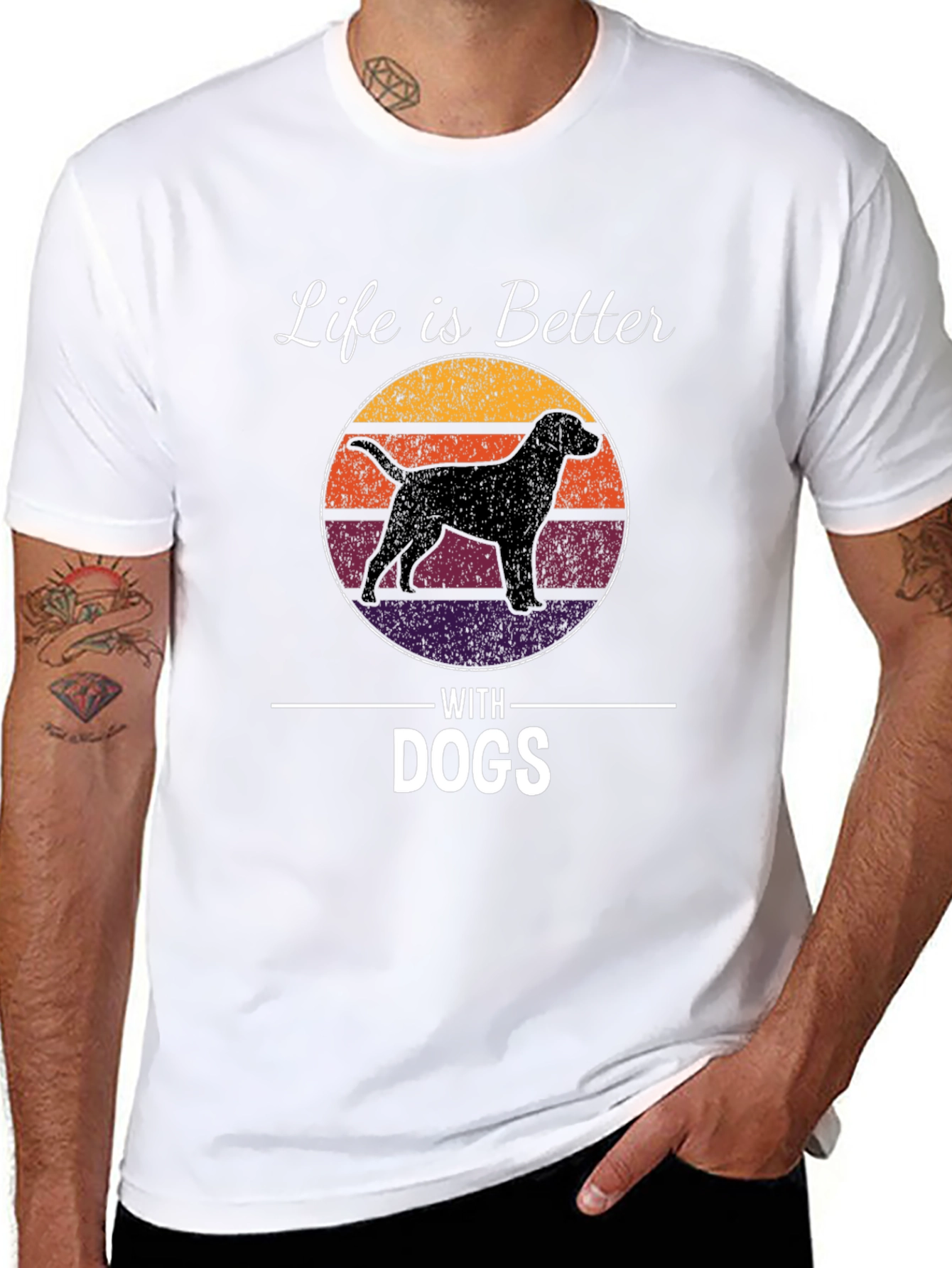 Life is Better With Dogs T-Shirt