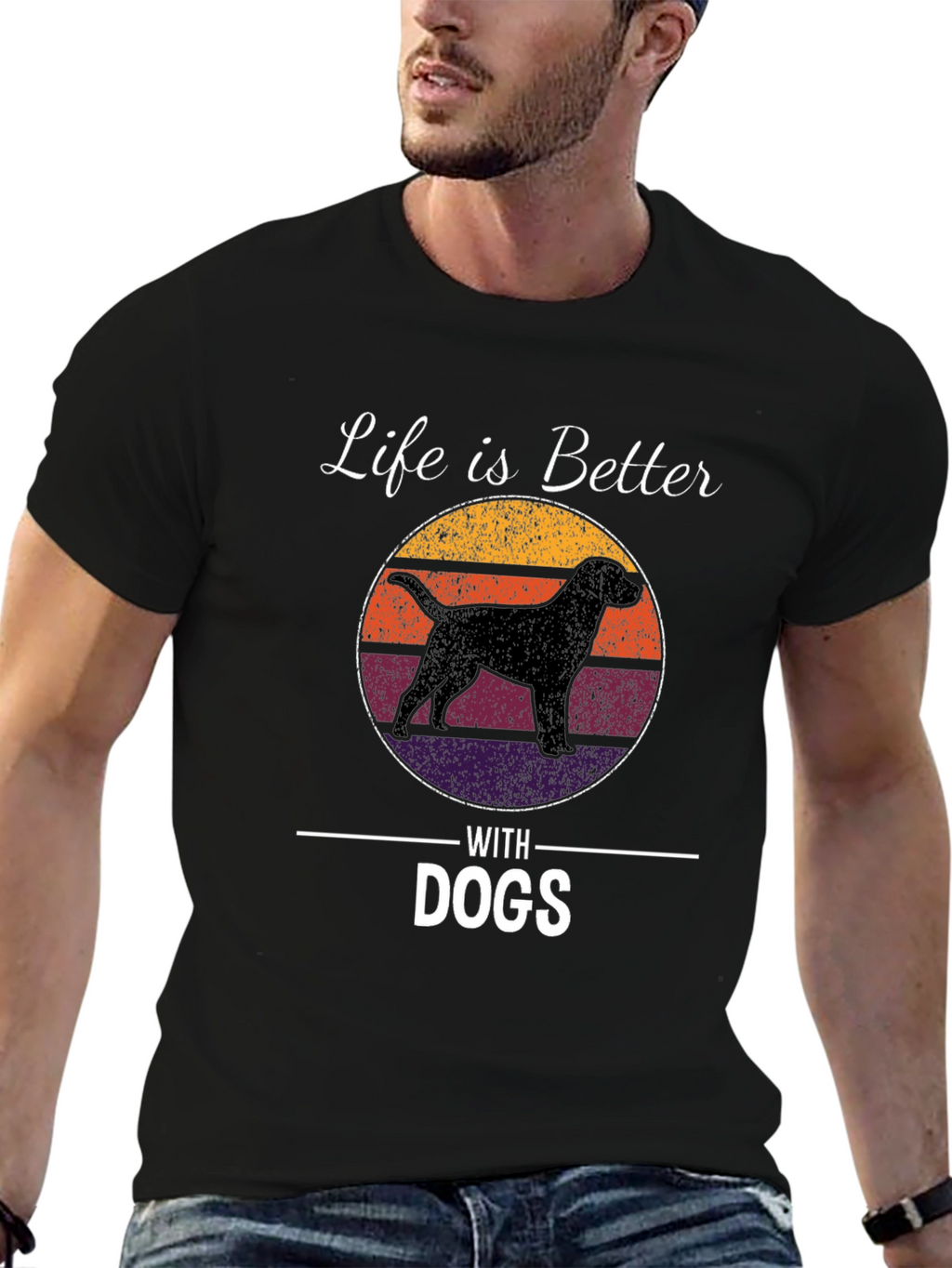 Life is Better With Dogs T-Shirt