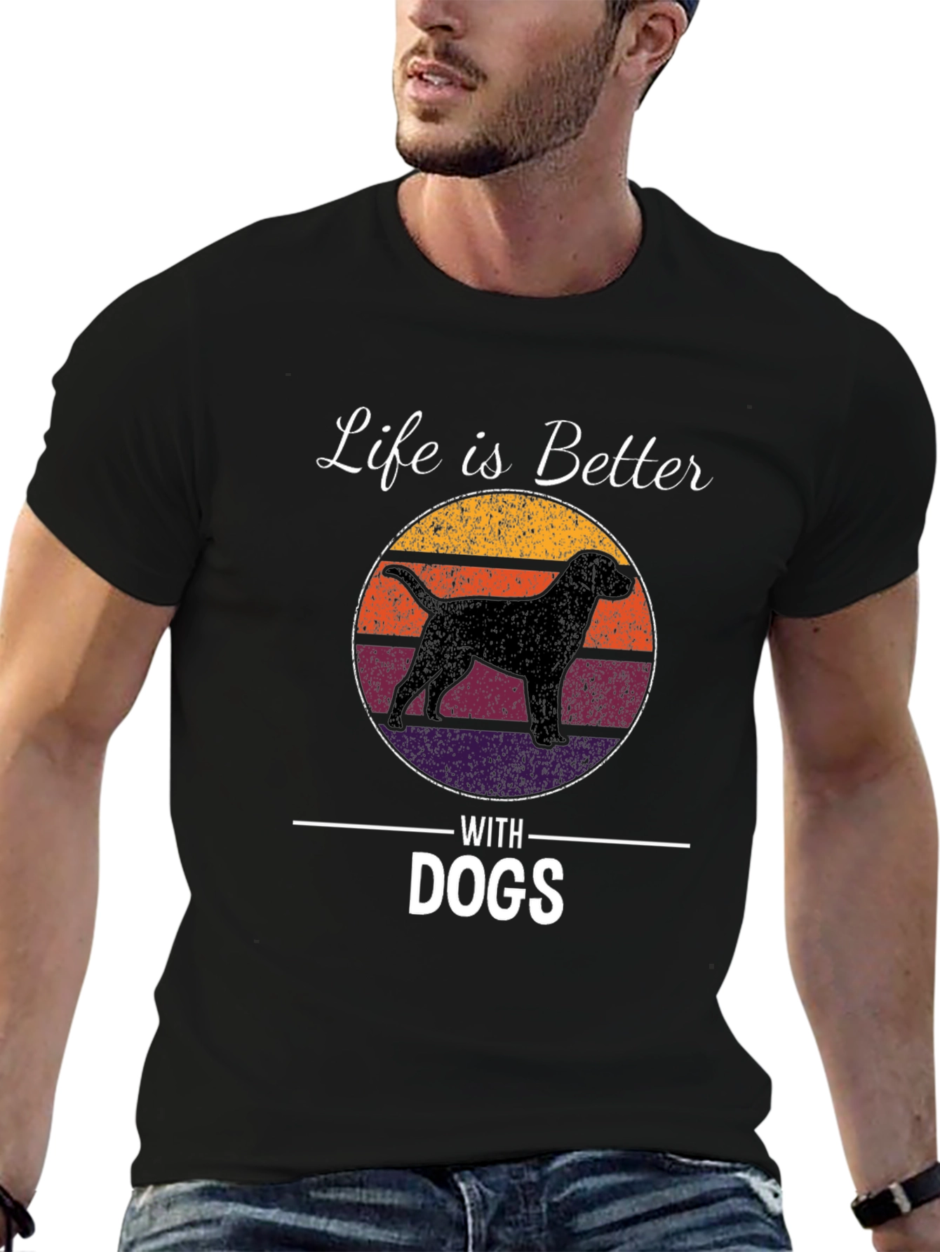 Life is Better With Dogs T-Shirt
