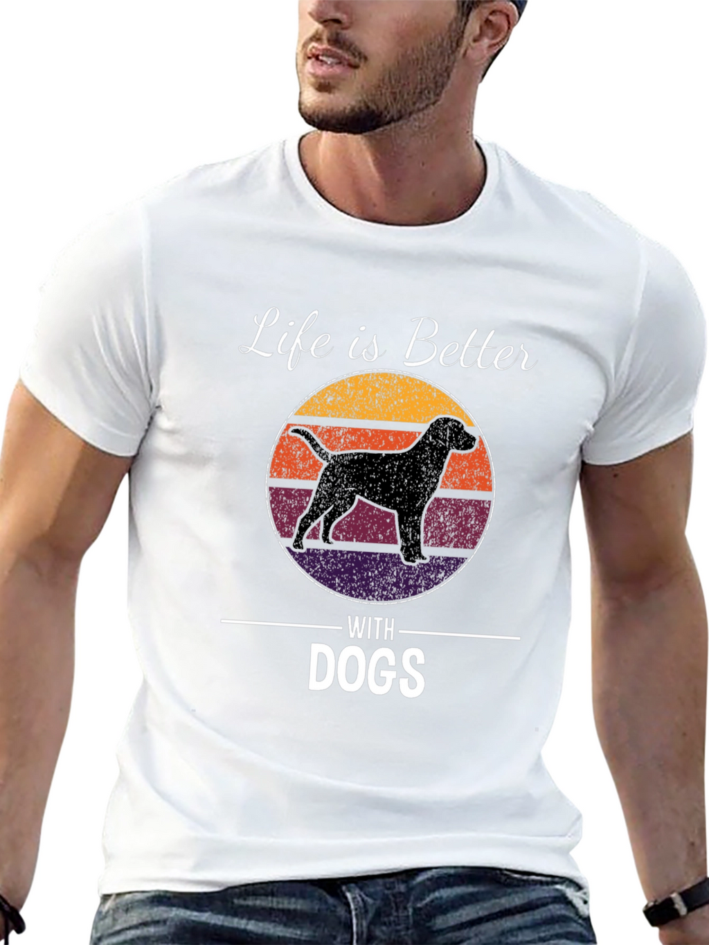 Life is Better With Dogs T-Shirt