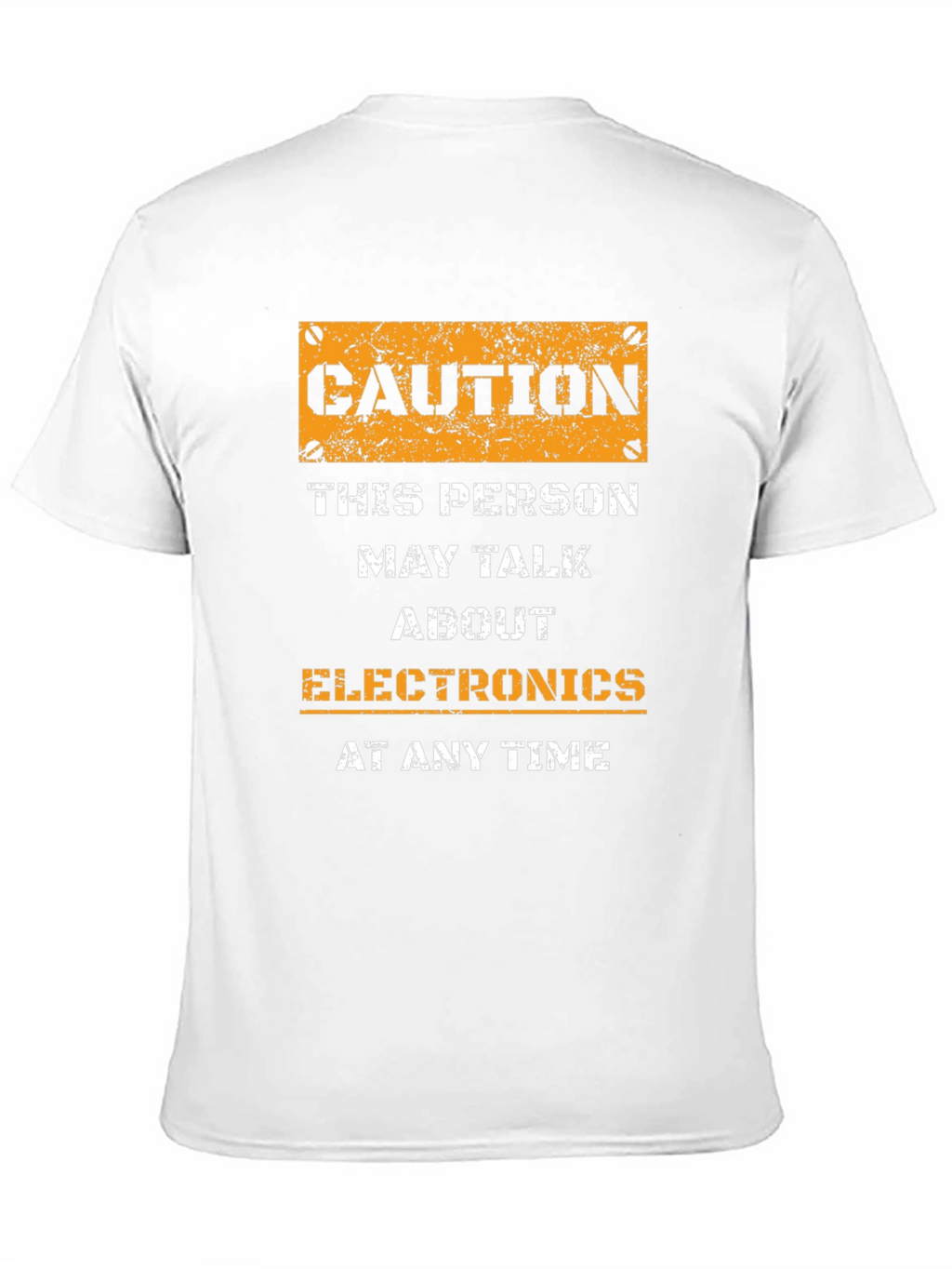 Caution Electronics Talk T-Shirt
