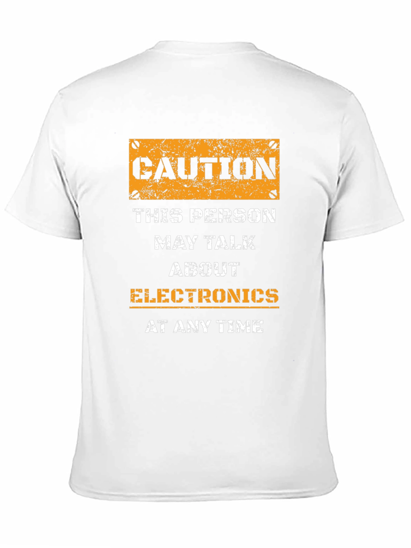 Caution Electronics Talk T-Shirt