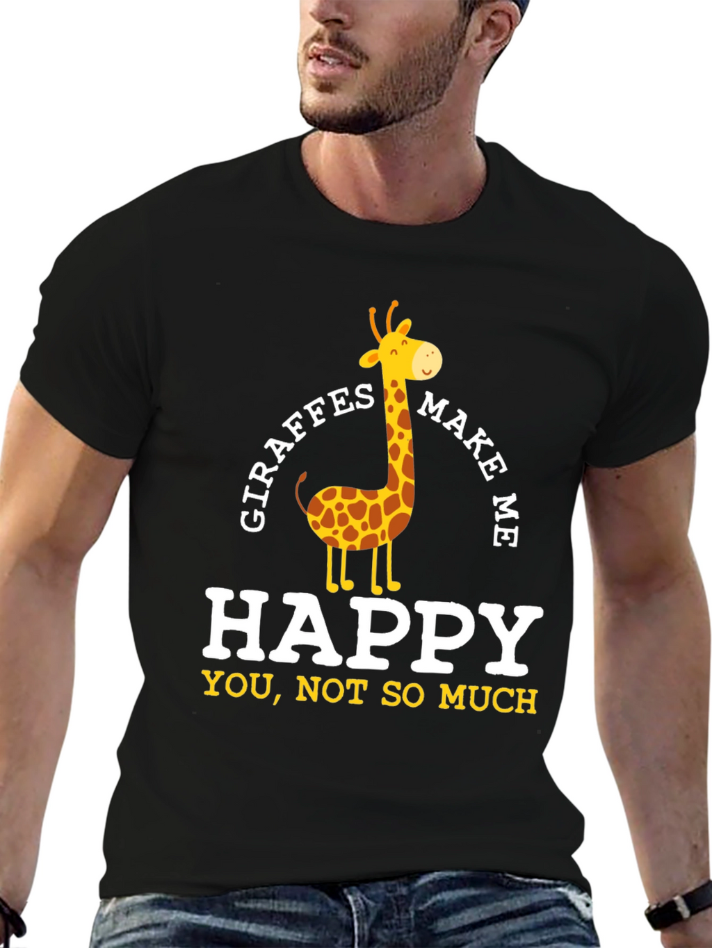 Giraffes Make Me Happy T-Shirt