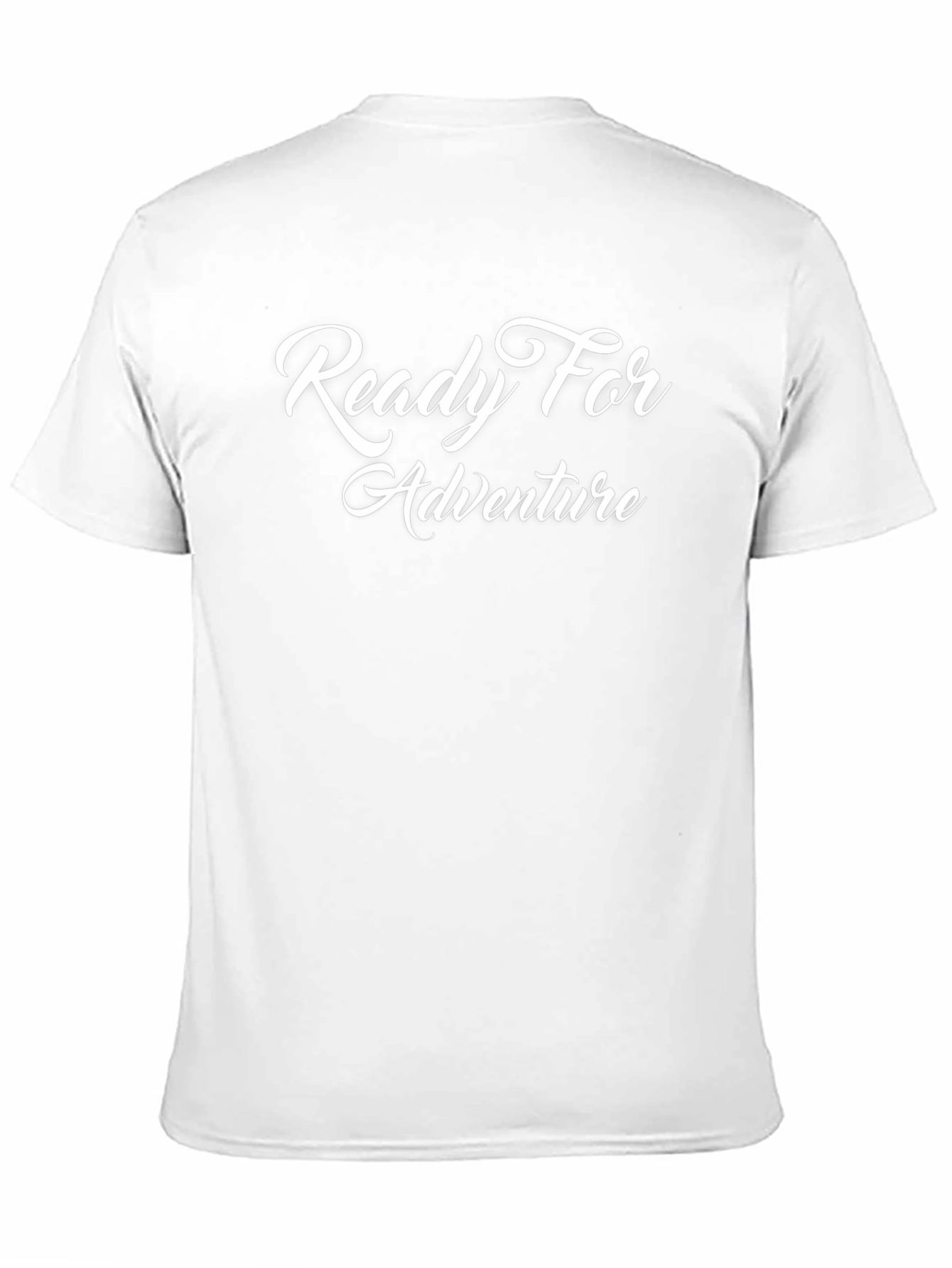 Ready For Adventure T-Shirt | Black Cotton Tee