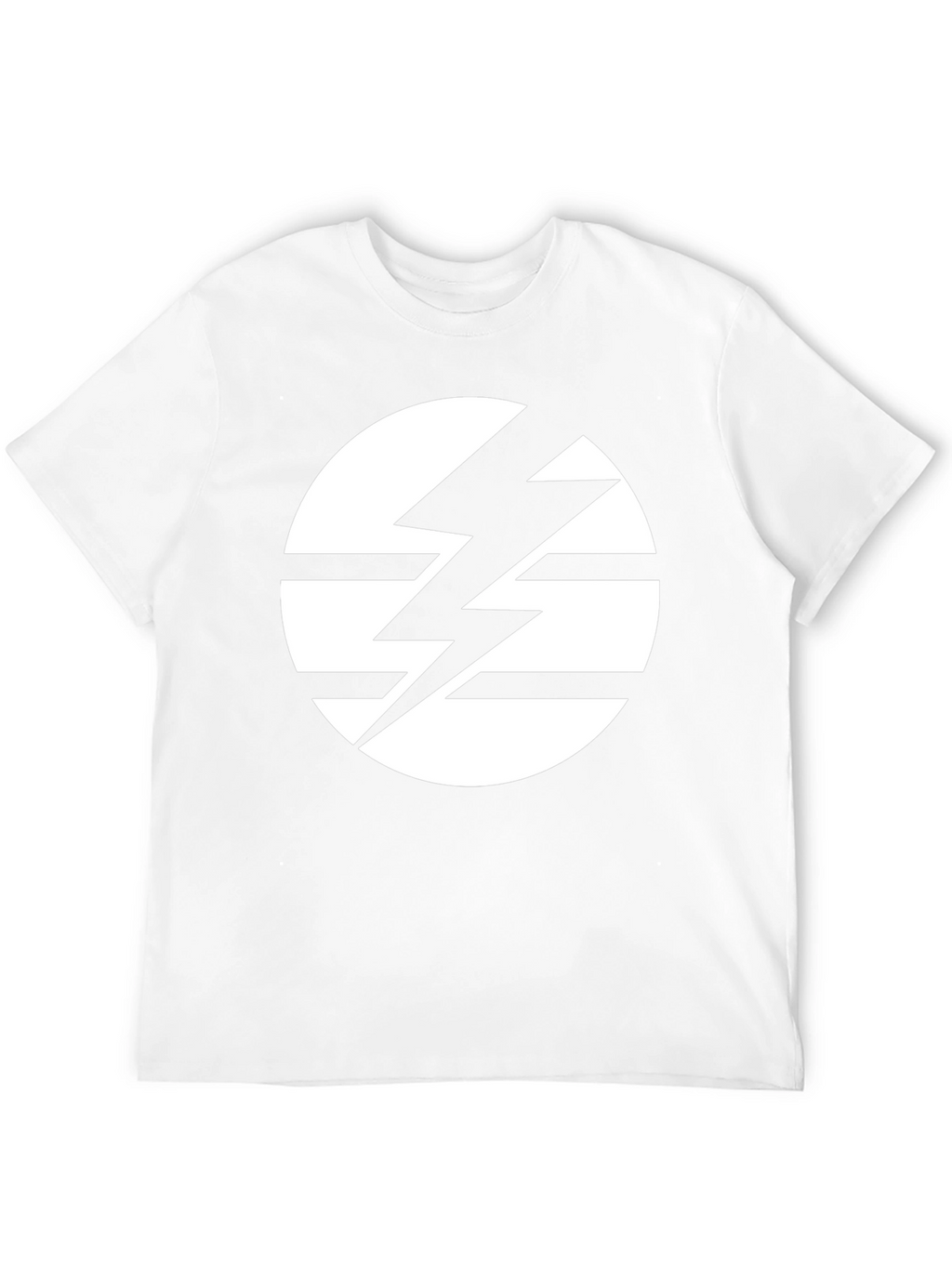 Striking Lightning Bolt Circle Graphic Tee