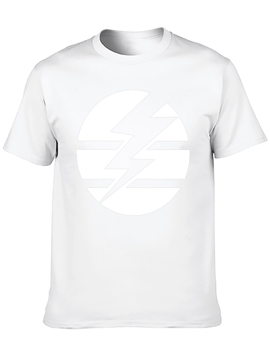 Striking Lightning Bolt Circle Graphic Tee