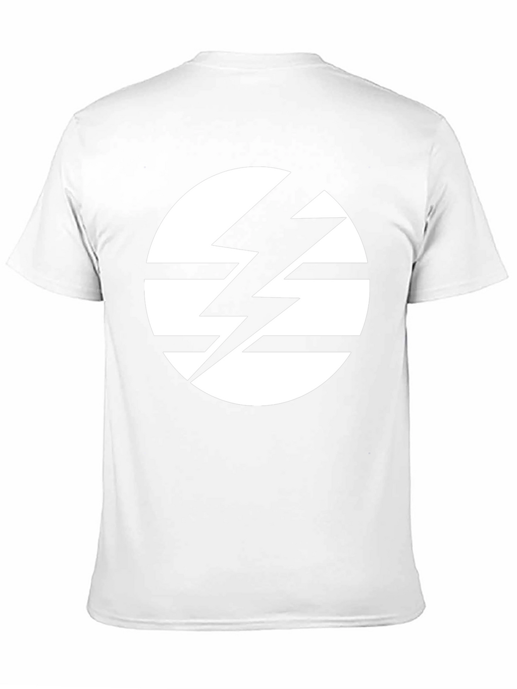 Striking Lightning Bolt Circle Graphic Tee