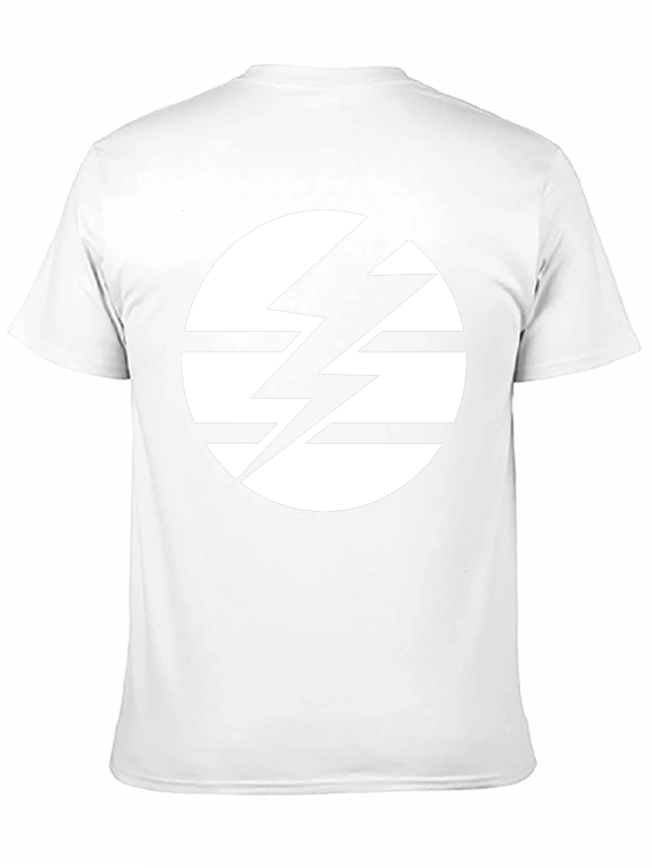 Striking Lightning Bolt Circle Graphic Tee
