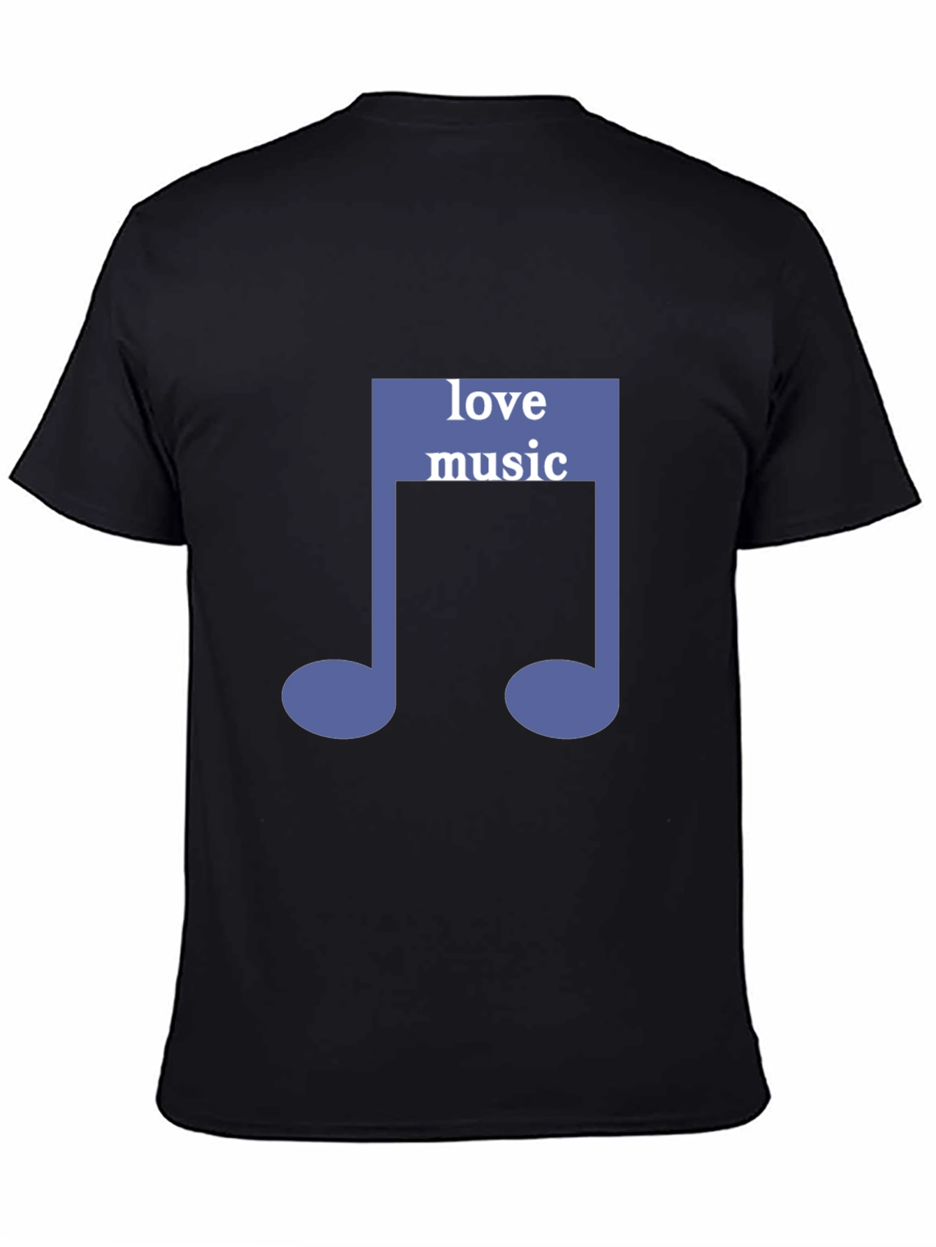 Love Music Tee - Stylish Graphic Note T-Shirt