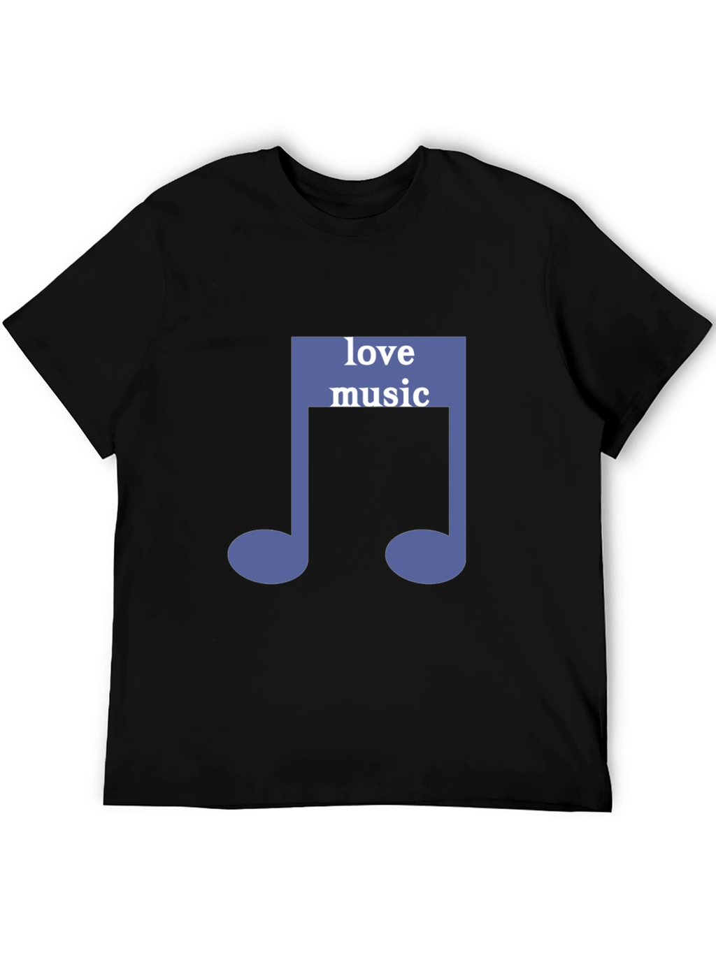 Love Music Tee - Stylish Graphic Note T-Shirt