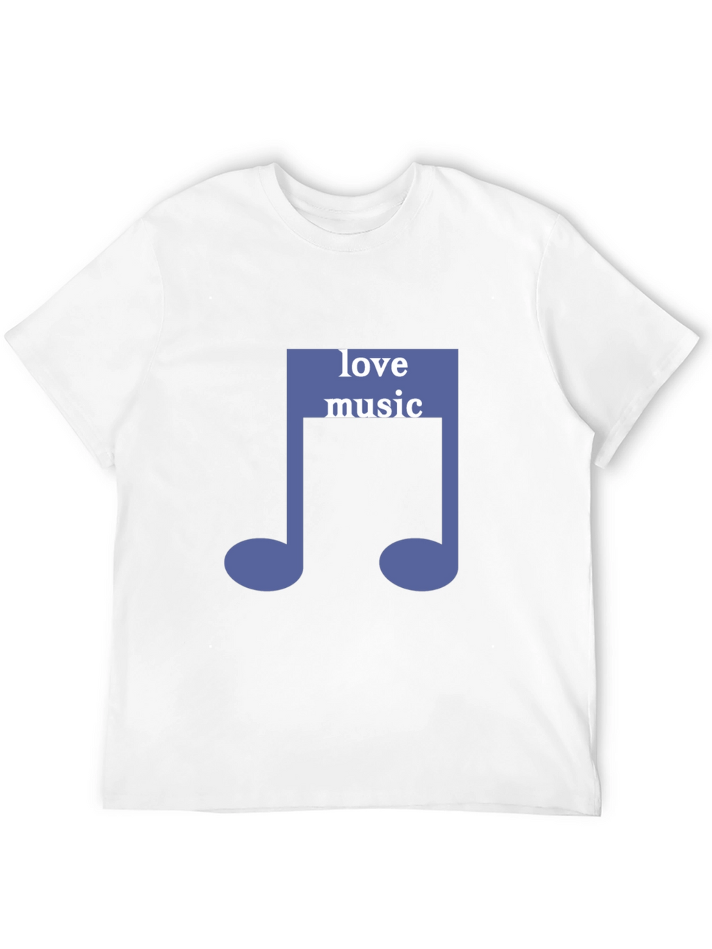 Love Music Tee - Stylish Graphic Note T-Shirt