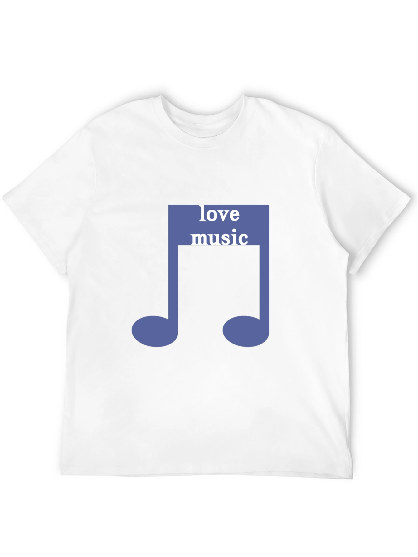 Love Music Tee - Stylish Graphic Note T-Shirt